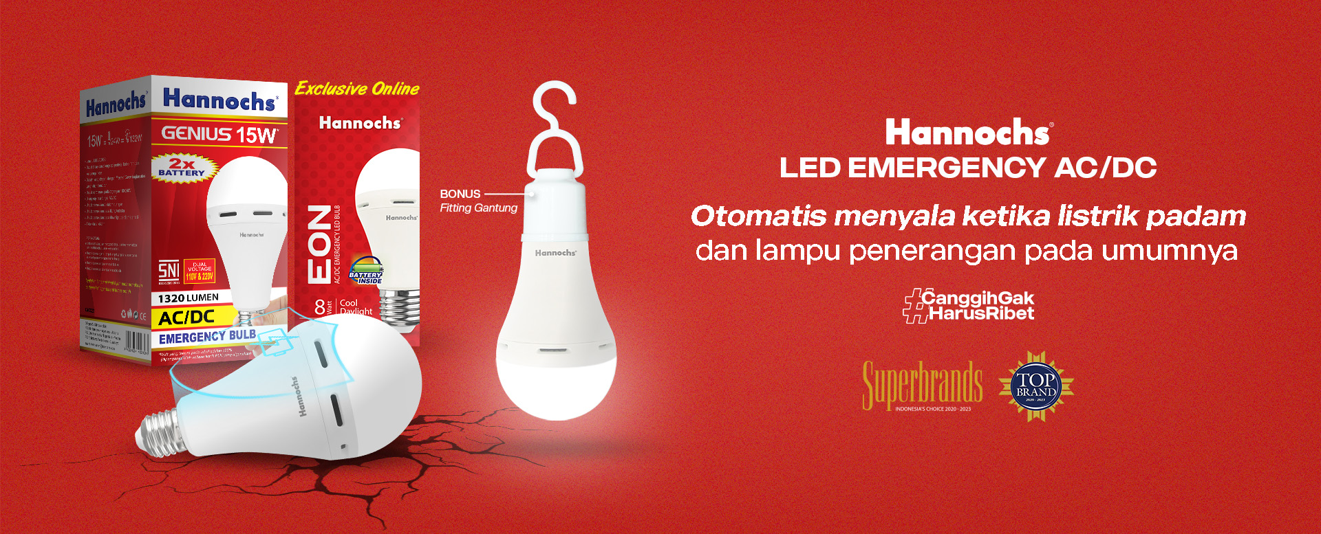 Hannochs LED Emergency AC/DC